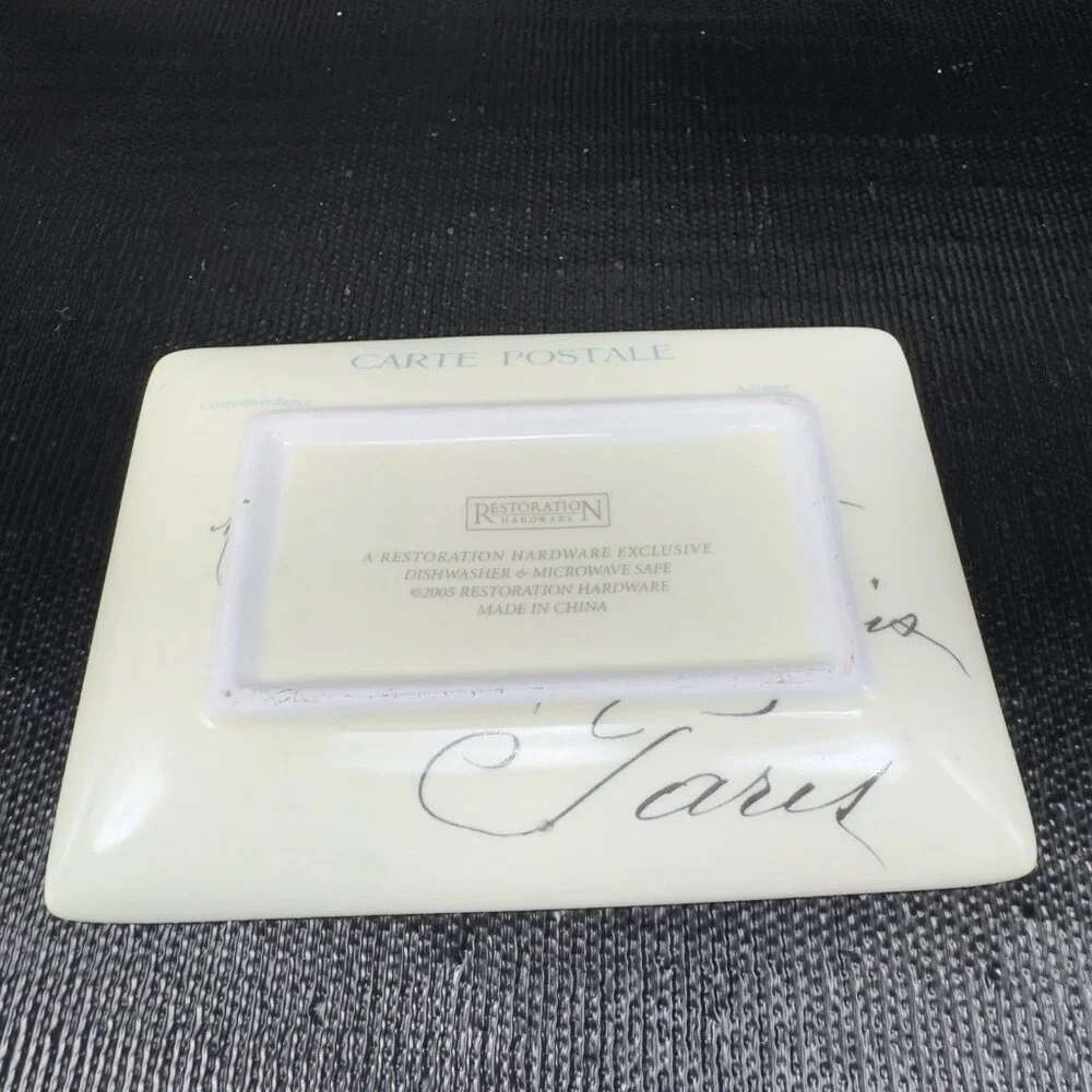 Restoration Hardware Paris Sacré Cœur Basilica Trinket Dish‎ Plate Rectangular
